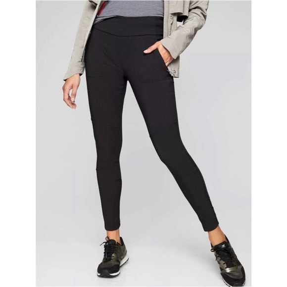 Athleta Pants - Athleta Black Highline Hybrid Ankle Tight 2.0